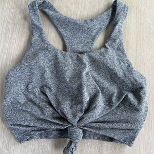 Five Dancewear Gray Knotted Bra Top AS